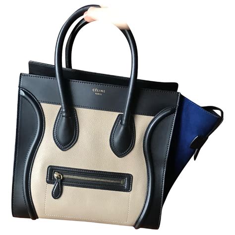 celine luggage tricolor
